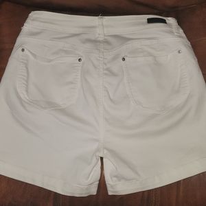 White Stretch Shorts. H&H. Size 12
